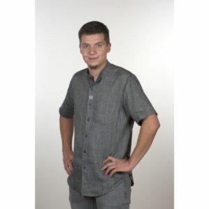 Herrenhemden kurzarm „Stehkragen“