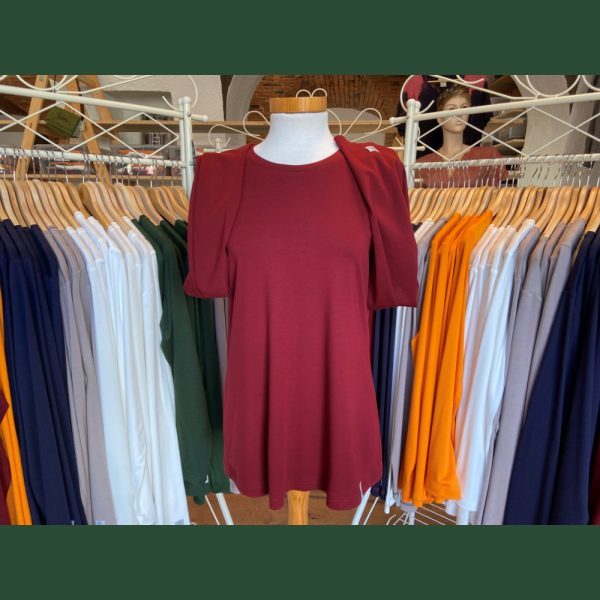Damenshirt langarm „Slim-Fit“ aus Holzfaserstoff