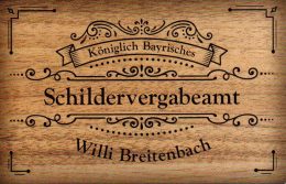 Willi Breitenbach Schildervergabeamt