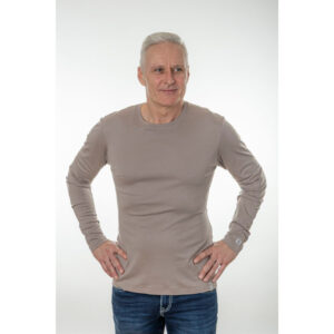 Slim Fit Herrenshirt langarm – aus Modal Micro Holzfaserstoff