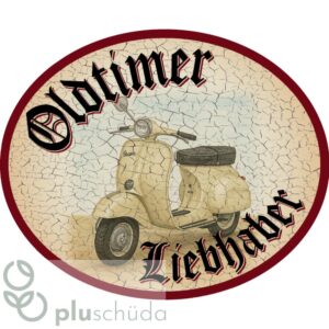 Oldtimer Liebhaber Vespa beige